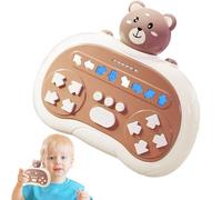 Protoence Juego Electrónico de Empujar - Juguetes Educativos Divertidos y Inteligentes | Juguete Sensorial Portátil para Manos Inquietas | para Niñas Pequeñas Hogar Interior Jardín de Infancia