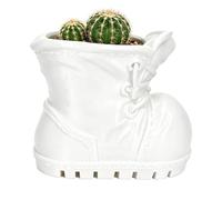 Protoence Macetas De Interior - Macetero con Forma De Bota,Macetas para Plantas Pequeñas,para Hogar Oficina Interior Exterior Escritorios Repisas De Ventana Alféizares Balcones Patios Jardines Bonsái