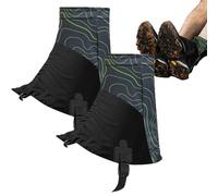 Protoence Polainas Para Trail Running - Ajustables Y Transpirables | 1 Par De Polainas Transpirables Para Botas,Para Actividades Al Aire Libre Montañismo Camping Carrera Viaje Por El Desierto Caza