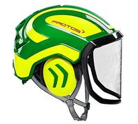 Protos 205002-10-82 Arborist - Casco Forestal (54-62 cm), Color Verde y Amarillo
