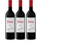 Protos Roble - Pack 3 Botellas Vino Tinto | DO Ribera del Duero | 100 % Tempranillo | Incluye Smartbox Cata Vino Experiencias Para Regalar | Regalo Gourmet Ideal