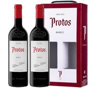 Protos Roble, Tempranillo, Estuche Vino Tinto, Ribera del Duero, 2 botellas 75 l embalaje puede variar