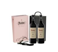 Protos Serie Privada Estuche Regalo 2 botellas 75 cl con descorchador | Vino Tinto Ribera del Duero - Variedad Tempranillo 100%