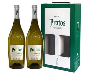 Protos Verdejo, Estuche Vino Blanco 2 botellas 75cl