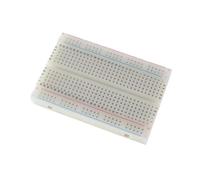 Prototipo de placa de pruebas MB-102, 400, 830 puntos, PCB sin soldadura, cables de puente, placa de cables, bricolaje(400 holes white)