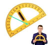 Protractor de gran maestro - gran brújula de enseñanza de matemáticas -protractor, herramienta digital multifuncional | Geometría del Comité de Secos para Aulas, Aprendizaje de los estudiantes, techni
