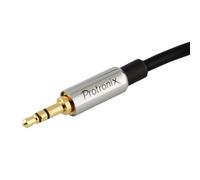 protronix 3,5 mm Macho a Macho Cable de Audio estéreo - Caso Friendly Paso Abajo diseño para iPhone, iPod, Smartphone, Tablet (Plata)