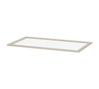 ProTuning KOMPLEMENT Estante de cristal, gris-beige, 100x58 cm