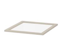 ProTuning KOMPLEMENT Estante de cristal, gris-beige, 50x58 cm