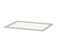 ProTuning KOMPLEMENT Estante de cristal, gris-beige, 75x58 cm