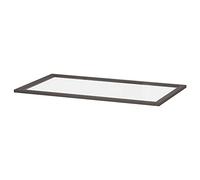 ProTuning KOMPLEMENT Estante de cristal, gris oscuro, 100 x 58 cm