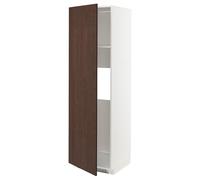 ProTuning METOD - Frigorífico o congelador de cabina alta con puerta, blanco/marrón Sinarp, 60 x 60 x 200 cm