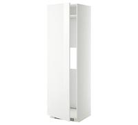 ProTuning METOD - Frigorífico o congelador de cabina alta con puerta, blanco/Ringhult blanco, 60 x 60 x 200 cm