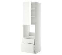 ProTuning METOD/MAXIMERA Hi cab f ov w dr/2 frnt/1 m/1 h drw, blanco/Ringhult blanco, 60 x 60 x 220 cm