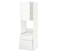 ProTuning METOD/MAXIMERA Hi cab f ov w dr/2 frnt/1 m/1 h drw, blanco/Voxtorp blanco mate, 60 x 60 x 200 cm