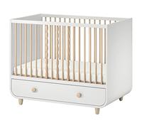 ProTuning MYLLRA Cuna con cajón, blanco, 60x120 cm