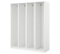 ProTuning PAX 4 Marcos de armario, 200 x 58 x 201 cm, color blanco