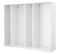 ProTuning PAX 4 Marcos de armario, 250 x 35 x 201 cm, color blanco