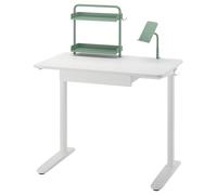 ProTuning RELATERA Combinación de escritorio, blanco/gris claro-verde, 90x60 cm