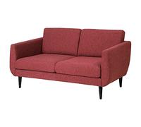 ProTuning SMEDSTORP Sofá de 2 plazas, Lejde rojo/marrón/negro