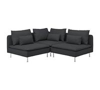 ProTuning SÖDERHAMN Sofá esquinero, 3 asientos, Fridtuna gris oscuro