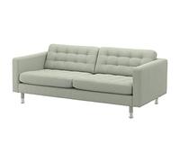 ProTuning Sofá LANDSKRONA de 3 plazas, verde claro Gunnared/metal