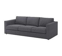 ProTuning VIMLE Sofá de 3 plazas, gris medio Gunnared