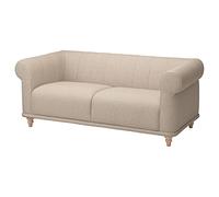 ProTuning VISKAFORS Sofá de 2 plazas, Lejde beige claro/abedul