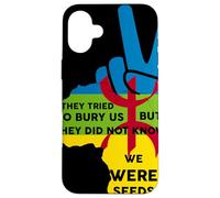 Proud Amazigh People They Tried to Bury us, Amazigh Flag Carcasa para iPhone 16 Plus