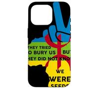 Proud Amazigh People They Tried to Bury us, Amazigh Flag Carcasa para iPhone 16 Pro