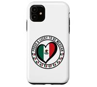 Proud And Lucky To Be Mexican I Love Mexico - Camiseta gráfica de la bandera de México Carcasa para iPhone 11