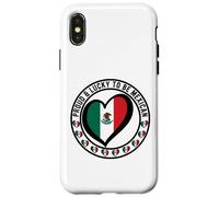 Proud And Lucky To Be Mexican I Love Mexico - Camiseta gráfica de la bandera de México Carcasa para iPhone X/XS
