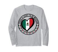 Proud And Lucky To Be Mexican I Love Mexico - Camiseta gráfica de la bandera de México Manga Larga
