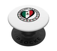 Proud And Lucky To Be Mexican I Love Mexico - Camiseta gráfica de la bandera de México PopSockets PopGrip Adhesivo