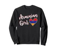 Proud Armenian Girl Armenia Flag Armenian Girlfriend Wife Sudadera