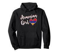 Proud Armenian Girl Armenia Flag Armenian Girlfriend Wife Sudadera con Capucha