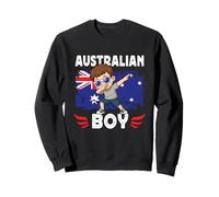 Proud Australian Boy Dab Pose Australian Son Australia Flag Sudadera