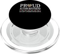 Proud Autism Boyfriend Autism Awareness Day PopSockets PopGrip para MagSafe