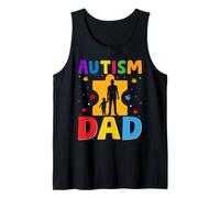 Proud Autism Dad - Necesidades Especiales Niño Padre Concientización Camiseta sin Mangas
