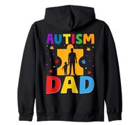 Proud Autism Dad - Necesidades Especiales Niño Padre Concientización Sudadera con Capucha