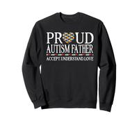 Proud Autism Father Family Autism Awareness Day Sudadera
