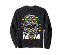 Proud Autism Mom Women Mother's Day Autism Awareness Mom Sudadera