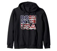 Proud Born In The USA Novelty Graphic Tees & Cool Designs Sudadera con Capucha