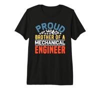 Proud Brother of A Mechanical Engineer Funny Engineering Camiseta Premium