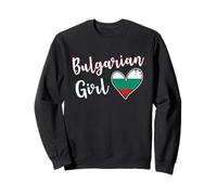 Proud Bulgarian Girl Bulgaria Flag Bulgarian Girlfriend Wife Sudadera