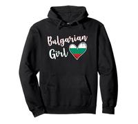 Proud Bulgarian Girl Bulgaria Flag Bulgarian Girlfriend Wife Sudadera con Capucha