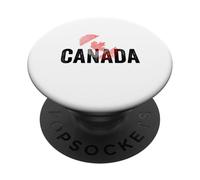 Proud Canada Identity Flag Fingerprint Heritage Gift Travel PopSockets PopGrip Adhesivo