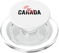 Proud Canada Identity Flag Fingerprint Heritage Gift Travel PopSockets PopGrip para MagSafe