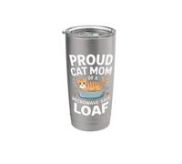 PROUD CAR MOM OF A MICROWAVE SAFE LOAF Vaso térmico de acero inoxidable de doble pared