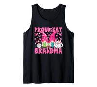 Proud Cat Grandma For Kittten Mom with Cute Cats Funny GNOME Camiseta sin Mangas
